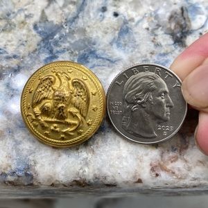 Lot of 12 Antique / Vintage LARGE military attire Buttons